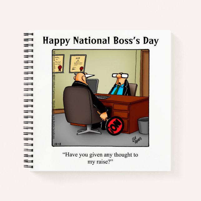 Unglaublich witzig National Boss's Day Spiral Note Notizbuch (Vorderseite)