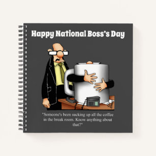 Unglaublich witzig National Boss's Day Spiral Note Notizbuch