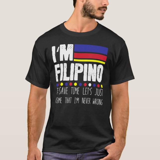 Unglaublich witzig Philippino, um Retten, wenn ich T-Shirt (Vorderseite)