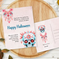 Unglaublich witzig Pink Blue Sugar Skull Funny Hal