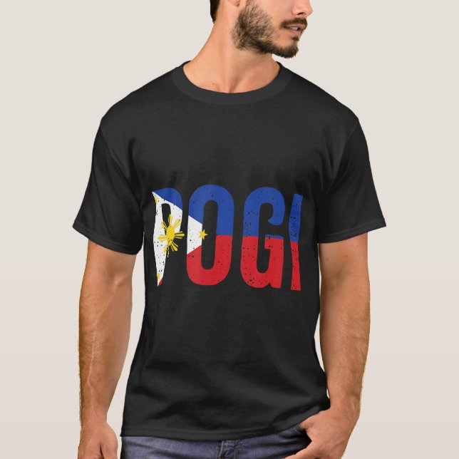 Unglaublich witzig Pogi-Anweisung in philippinisch T-Shirt (Vorderseite)