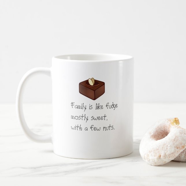 Unglaublich witzig Redewendungen Funny Coffee Tass Kaffeetasse (Mit Donut)