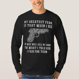 Unglaublich witzig Schussangst: Unterschätzen Sie T-Shirt