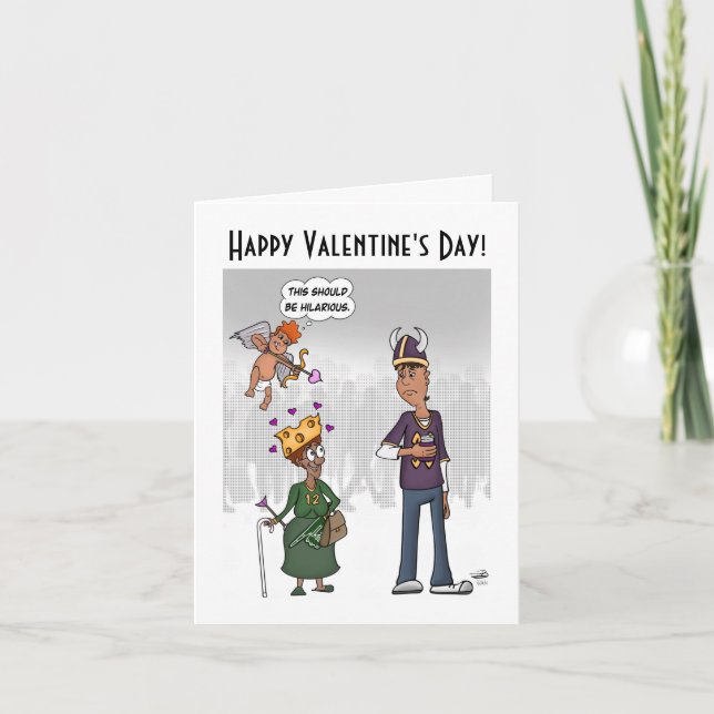 Unglaublich witzig Valentinstag geklappte Grußkart Dankeskarte (Vorderseite)