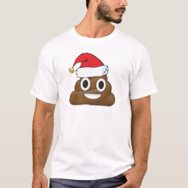 Unglaublich witzig Weihnachten kacken Emoji T-Shirt