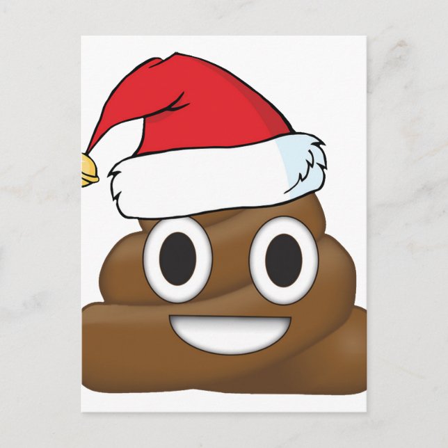Unglaublich witzig Weihnachten Kackte Emoji (Vorderseite)