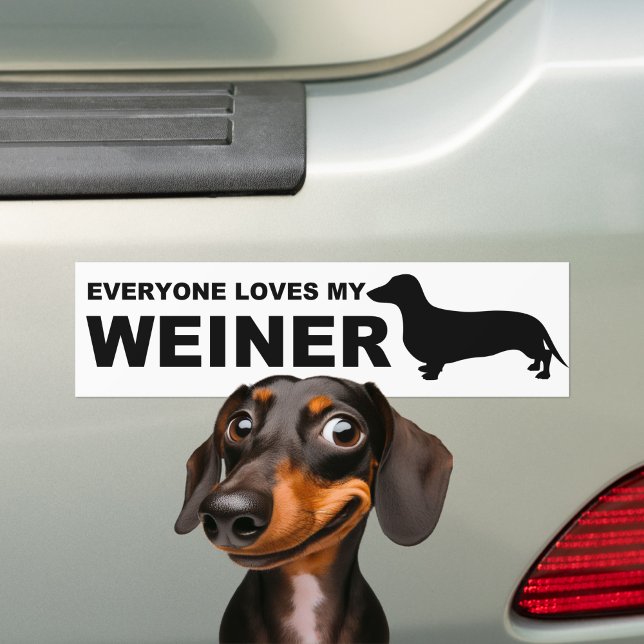 Unglaublich witzig Weiner Dog "Dackel" Zitat Autoaufkleber (Von Creator hochgeladen)