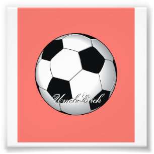 Unglaubliche Fußball-Sport-Haushaltsmonogramm Fotodruck