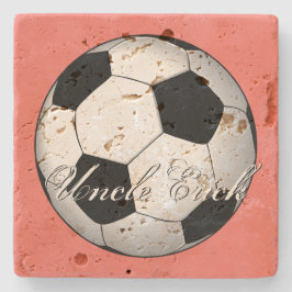 Unglaubliche Fußball-Sport-Haushaltsmonogramm Steinuntersetzer