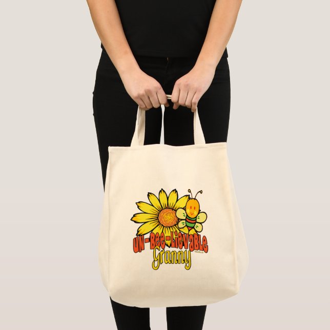 Unglaubliche Granny Sonnenblumen Tragetasche (Vorderseite (Produkt))