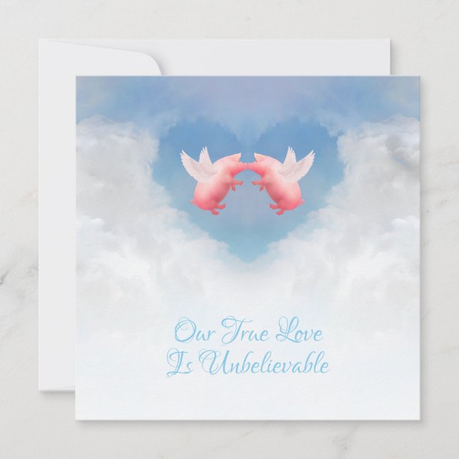 Unglaubliche Liebe Karte (Vorderseite)