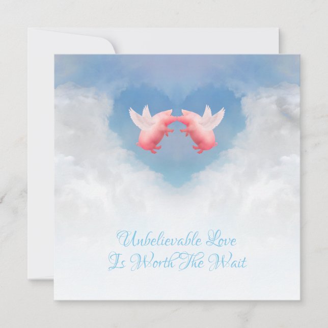 Unglaubliche Liebe Karte (Vorderseite)