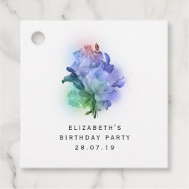 Unglaubliche Lila Rose und Spitzen Geschenkanhänger