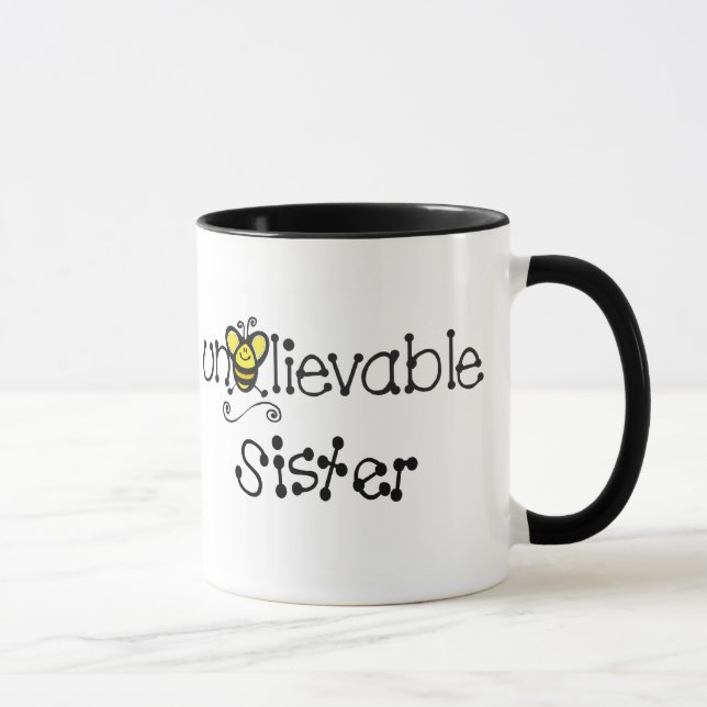 Unglaubliche Schwester-Tasse Tasse (Rechts)