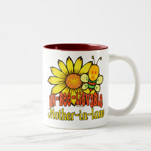 Unglaubliche Schwiegerblumen Zweifarbige Tasse