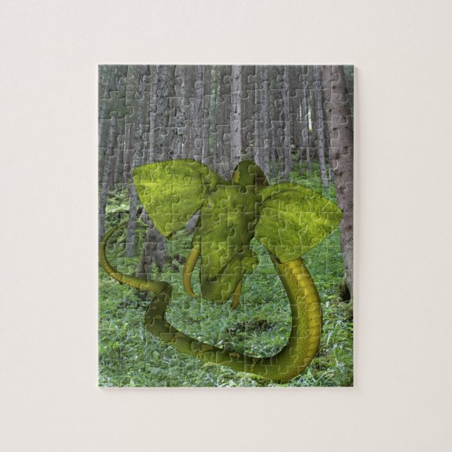 Unglaublicher Elephant Python Puzzle (Vertikal)