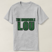 Unglaublicher Lou - Grünes Ziegelmuster-Typografie
