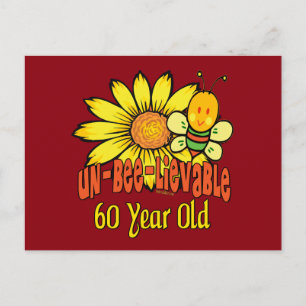 Unglaubliches 60. Geburtstagsgeschenk Postkarte