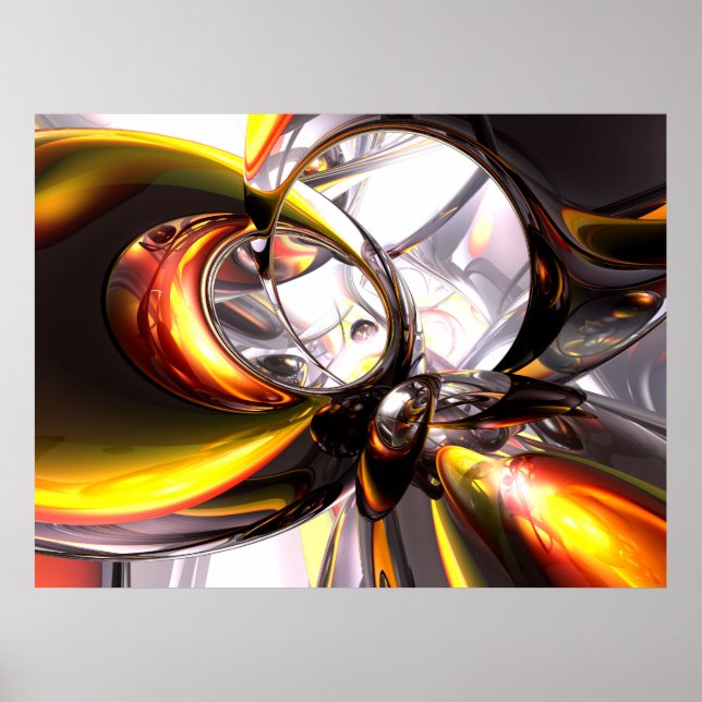 Unglaubliches Abstraktes Poster (Vorne)