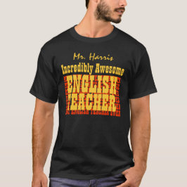 Unglaubliches fantastisches ENGLISCHER LEHRER T-Shirt