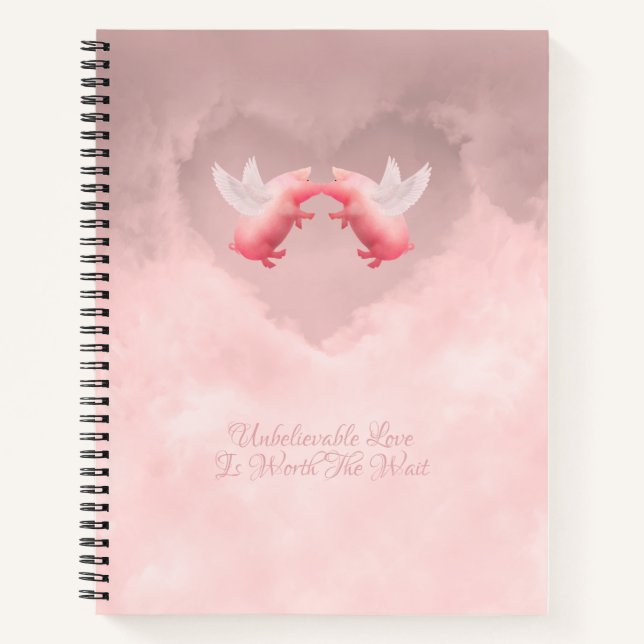 Unglaubliches Liebe-Notebook Notizbuch (Vorderseite)