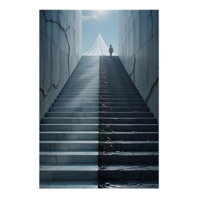 Ungleichmäßige Lernwege Poster (Vorderseite)