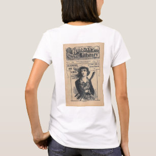 Unglück-Jane-Western-Groschen-Comic Vintag T-Shirt