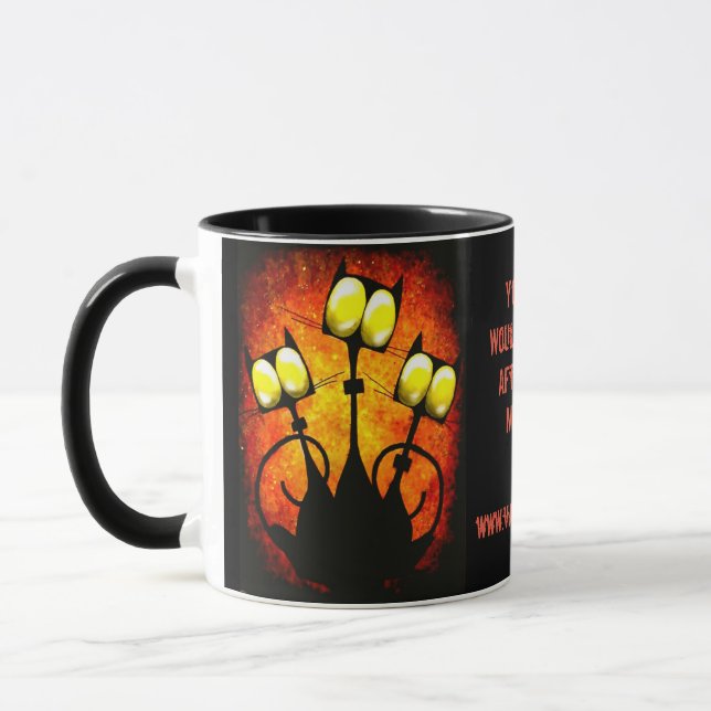 Unglück Kitty-Tasse Tasse (Links)