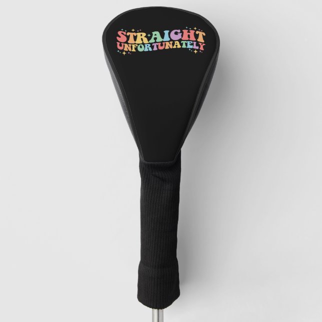 Unglücklich Groovy LGBTQ Gay Lesbian Golf Headcover (Vorderseite)