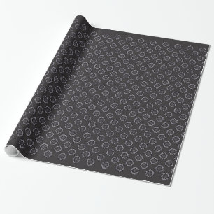 Unglücklicher Feiertags-Kranz Geschenkpapier