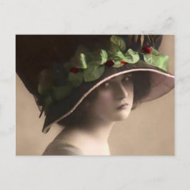 Unglücklicher Hut Postkarte