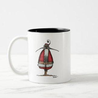 Unglücklicher Santa Zweifarbige Tasse
