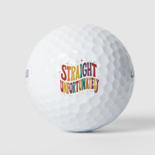 Unglücklicherweise erwachsen LGBTQ Pride Gay Golfball