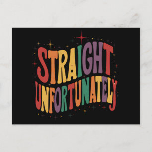 Unglücklicherweise erwachsen LGBTQ Pride Gay Postkarte