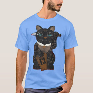 Unglückskatze mit Glück beängstigend  T-Shirt