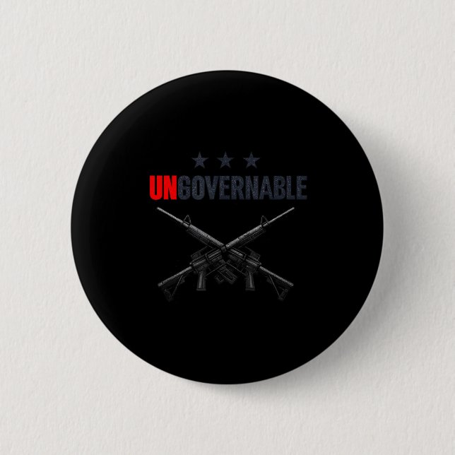 Ungovernable Shirts  Button (Vorderseite)
