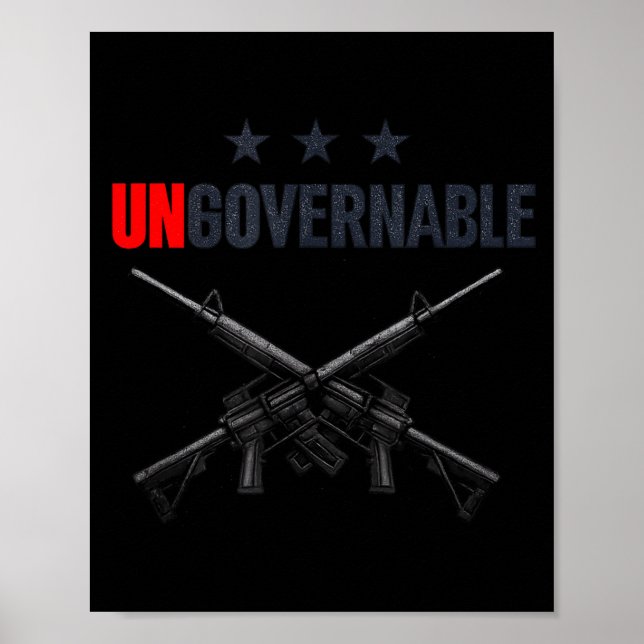 Ungovernable Shirts  Poster (Vorne)
