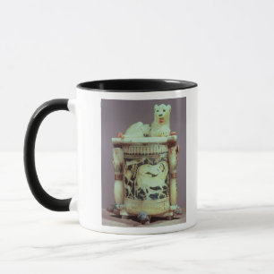 Unguentglas mit einer Zahl von der König als Löwe Tasse
