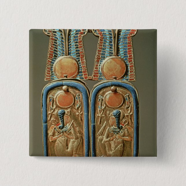 Unguentkasten in der Form eines Doppelten Button (Vorderseite)