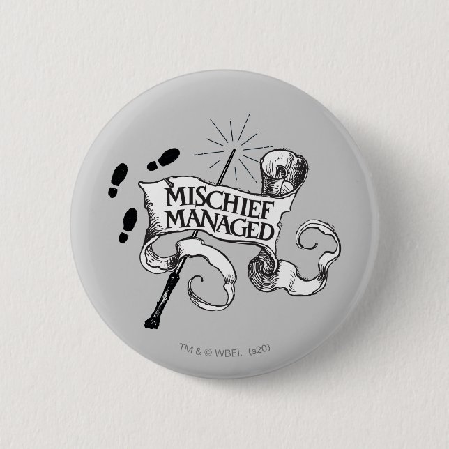 Unheil gebannt button (Vorderseite)