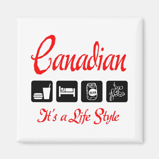 unheimlich kanadisch magnet (Vorne)