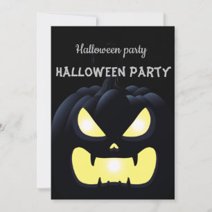 unheimlich   Kürbiserwachsene Halloween-Party Einl Einladung