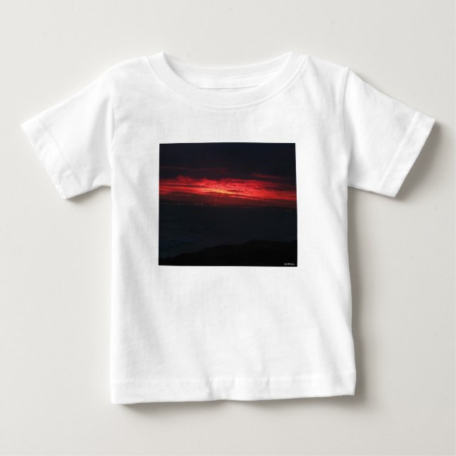 Unheimliche aber schöne Sonnenuntergänge Baby T-shirt (Vorderseite)