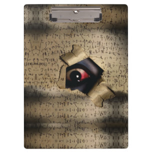 Unheimliche Augen V02 Klemmbrett