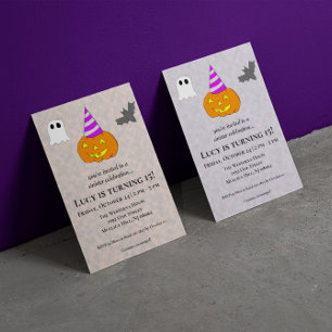 Unheimliche Feierparty Halloween Geburtstag Einladung