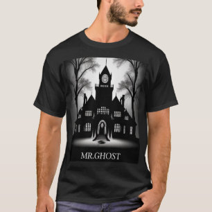 Unheimliche gotische Villa Silhouette T-Shirt