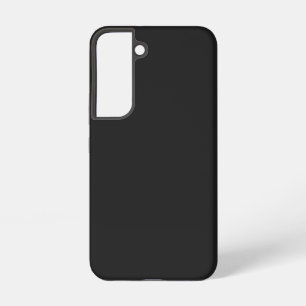 Unheimliche schwarze Einzelfarbe Samsung Galaxy Hülle