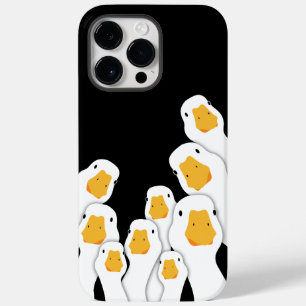 Unheimliche Überwachung: Gänse beobachten uns aus Case-Mate iPhone 14 Pro Max Hülle