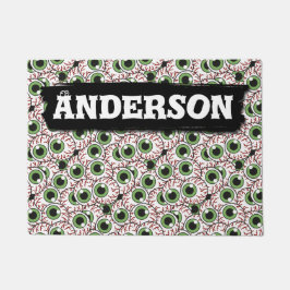 Unheimliche unheimliche Starren der Augapfel-|, Fußmatte