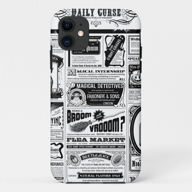 unheimliche Zeitung Case-Mate iPhone Hülle (Rückseite)